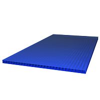 Сотовый поликарбонат ULTRAMARIN 10 мм, Синий 6м (0,93 кг/м2)