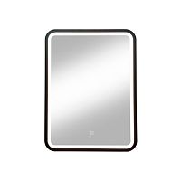 Зеркало Континент Enjoy Black Led 600х800 с холодной подсветкой, с сенсором