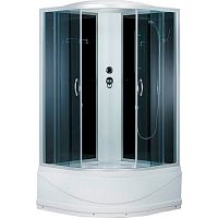 Душевая кабина ERLIT ER3509ТP-C4-RUS 90*90*215 с крышей, высокий поддон, тонированное стекло, Россия