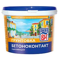 Грунтовка АкваВИТ ВАК-02-Б бетонконтакт 5 л ведро