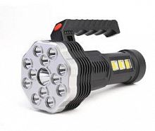 ULTRAFLASH (15193) LED51537 (ФОНАРЬ АКК 4В, ЧЕРН., 16LED, 3 ВТ, 4 РЕЖ, MICRO USB, БОКС)