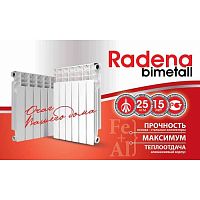 Радиатор биметаллический Radena CS 500/85 12 секции 2160 Вт