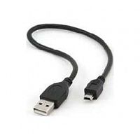 GEMBIRD/CABLEXPERT (08178) CCP-USB2-AM5P-1 AM/MINIBM 5P 0.3М ЭКРАН (10)