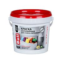 Краска акриловая интерьерная для стен и потолков DALI белоснежная 0,9 л (20910)
