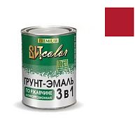 Грунт-эмаль по ржавчине 3 в 1 ВИТcolor красная 0,8 кг