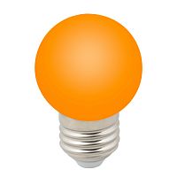 Лампа декоративная Volpe LED-G45-1W/Цвет Оранжевый/E27 (UL-00005650)