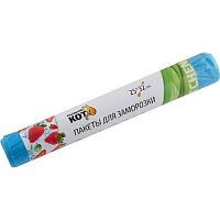 Пакеты для заморозки 30 шт/рулон 25x32 см Рыжий кот ПНД арт.310983