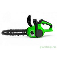 Пила цепная аккумуляторная Greenworks GD24CS30 24V, без АКБ и ЗУ (2007007)