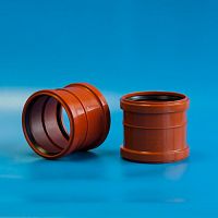 Муфта Политэк двухраструбная ПП 160 (наружная) (150 штук)