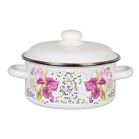 Кастрюля цил. 3,0л "Мозаика", белосн., 1RB201M