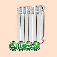 Радиатор биметаллический Evolution EvB350/80 4 секции 424 Вт