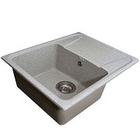 Мойка GranAlliance G-22 (575х470мм) серая с сифоном