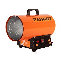 Тепловая пушка газовая Patriot GS 12, 12 кВт, 320 м?/ч, пьезо поджиг, редуктор, шланг.