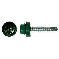 Саморезы кровельные Руфкомплект 5,5 х 25 зеленый мох RAL 6005 (3250 шт) г.Калуга
