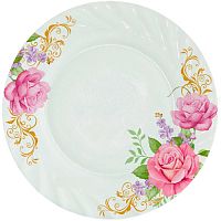Тарелка плоская 19 см Jewel 7000 Скарлет (стеклокерамика) (ПС0037-48)