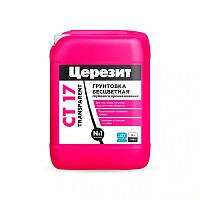 Грунтовка глубокого проникновения Церезит CТ 17 PRO Transparent Бесцветная 10 л 3040053