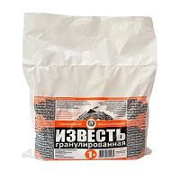 Известь СТС гранулированная, 1кг негашеная (по 30шт)