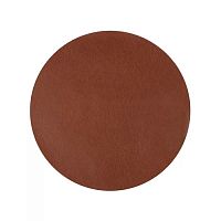Салфетка для стола Daniks Y4-8324 экокожа, 35 см, круглая, оранжевая (468513)