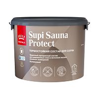 Защитный состав Tikkivala SUPI SAUNA PROTECT EP полуматовый 2,7 л