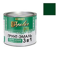 Грунт-эмаль по ржавчине 3 в 1 ВИТcolor темно-зеленая 1,8 кг