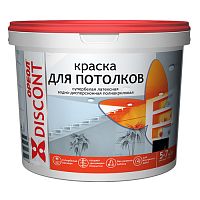 Краска ВДАК Ореол Дисконт для потолков матовая белоснежная 3 кг (3181)