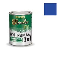 Грунт-эмаль по ржавчине 3 в 1 ВИТcolor синяя 0,8 кг