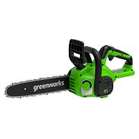 Пила цепная аккумуляторная Greenworks G24CS25 24V, без АКБ и ЗУ (2007707)