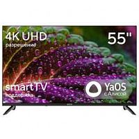 HYUNDAI LED 55" H-LED55BU7012 YAOS FRAMELESS ЧЕРНЫЙ/ЧЕРНЫЙ 4K ULTRA HD 60HZ DVB-T DVB-T2 DVB-C DVB-S DVB-S2 USB WIFI SMART TV