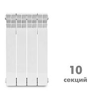Радиатор биметаллический Konner 80/500 10 секций 1480 Вт