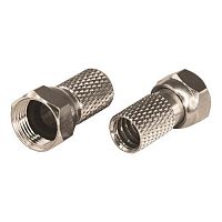 Разъем F RG-6 с резиновым уплотнителем