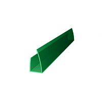 Профиль поликарбонатный ROYALPLAST UP торцевой 8мм Зеленый; 2.1м
