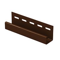 J-планка Ю-Пласт 497С коричневая 3,05 м