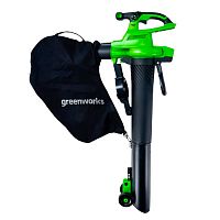 Воздуходув-пылесос аккумуляторный Greenworks GD40BVIIK4, 40V, бесщеточный (АКБ 4Ач и ЗУ) (2406907UB)