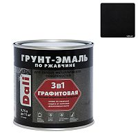 Грунт-эмаль по ржавчине графитовая DALI черный 0,75 л 6 шт(20666)