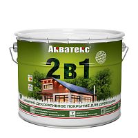 Защитно-декоративное покрытие для древесины Акватекс текстурное покрытие бесцветный 9 л (18190)