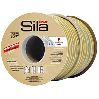 Уплотнитель самоклеящийся SILA Home E 150 9х4 мм белый