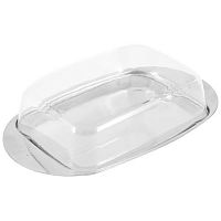 Масленка 18x11x4 см Mallony Oliatore из нерж стали с пластик крышкой арт.003879