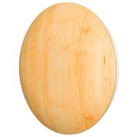 Анемостат ERA 10DW Pine с металлическим фланцем и деревянным обтекателем для бань и саун D100