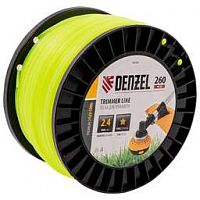 DENZEL ЛЕСКА ДЛЯ ТРИММЕРА ЗВЕЗДА, 2,4ММ Х 260М, НА DIN КАТУШКЕ FLEX CORD 96286