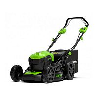 Газонокосилка аккумуляторная Greenworks GD40LM46SPK4 40V, самоходная, бесщеточная (2506807UB)