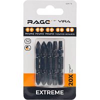 Набор бит двухсторонних Vira Rage S2 Ph1xPh2,Pz1xPz2,Ph3хPz3,Tx25xTx30,Hex4xHex5 х 50 мм 5 шт 554176
