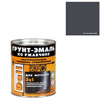 Грунт-эмаль по ржавчине DALI cерый графит RAL 7024 2 л (20537)