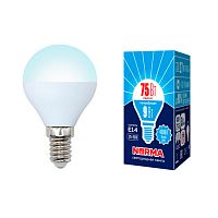 Лампа светодиодная Volpe LED-G45-9W/NW/E14/FR/NR (4000K) Серия Norma (UL-00003825)