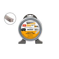 Леска для триммера Rezer Ultra-pro Alulon 3.0мм 15м квадрат код 30668