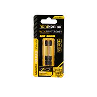 Бита HPH2-50-2T PH2x50мм, ImpactPower, торсионные, 2шт, Hanskonner