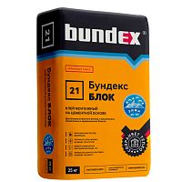 Клей монтажный Bundex Блок Зима 25кг (1 поддон 48шт)