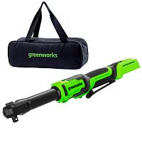 Гайковерт-трещотка аккумуляторный Greenworks GD24RWX удлиненная, 24V (без АКБ и ЗУ) (3804207)