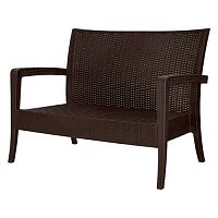 Диван пластиковый Ola Dom RATTAN коричневый 1280/770/890мм до 200кг