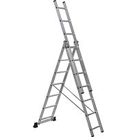 Лестница алюминиевая SC 3007 трехсекционная 3*7