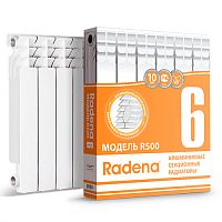 Радиатор алюминиевый Radena 500/85 6 секций 1176 Вт
